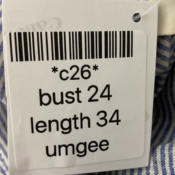 NWOT UMGEE Cotton Blend Seersucker & Lace Tunic Shirt with Pockets 1X - Picture 7 of 8